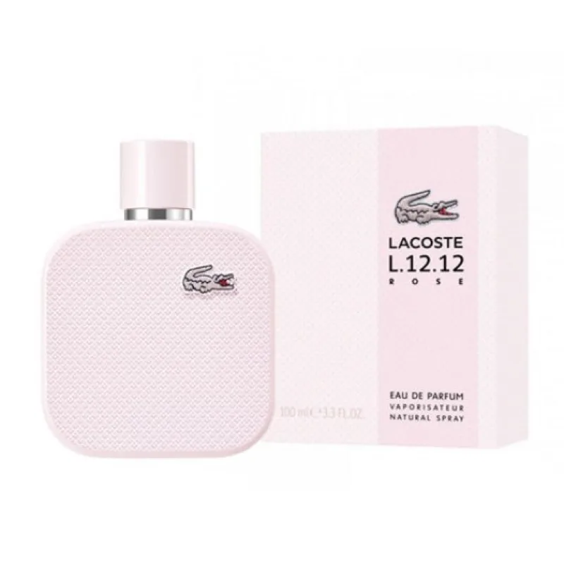 عطر لاكوست L.12.12 روز النسائي او دو بيرفيوم 100 مل