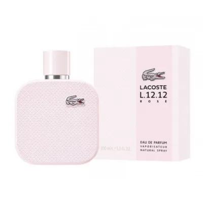 عطر لاكوست L.12.12 روز النسائي او دو بيرفيوم 100 مل