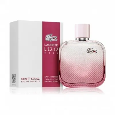 عطر لاكوست L.12.12 روز او انتنس النسائي او دو تواليت 100 مل
