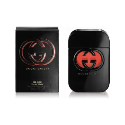 عطر قوتشي غليتي بلاك النسائي او دو تواليت 75 مل