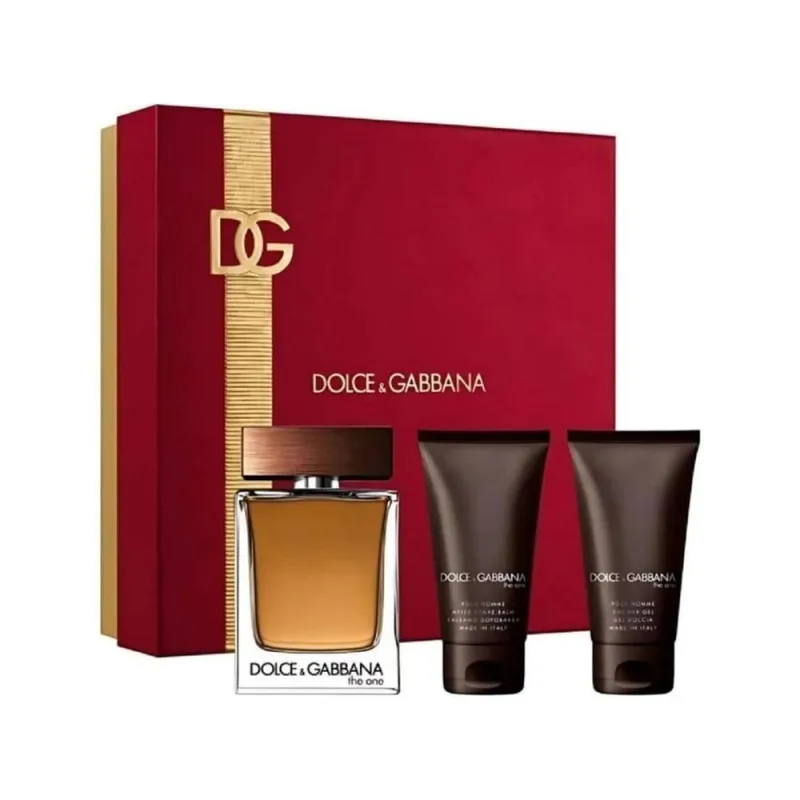 طقم دولتشي اند غابانا ذا ون رجالي: عطر 100مل، بلسم 50مل، جل 50مل