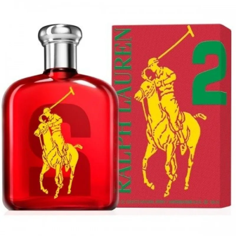 عطر رالف لورين بيغ بوني الاحمر رقم 2 الرجالي او دو تواليت 75 مل