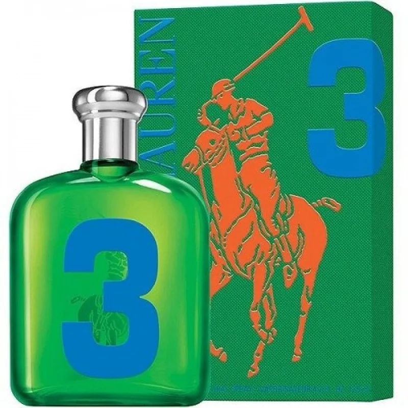 عطر رالف لورين بيغ بوني الاخضر رقم 3 الرجالي او دو تواليت 75 مل